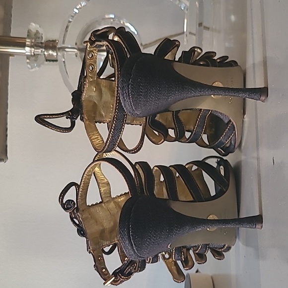 DOLCE & GABBANA Denim Sandals - Picture 12 of 17